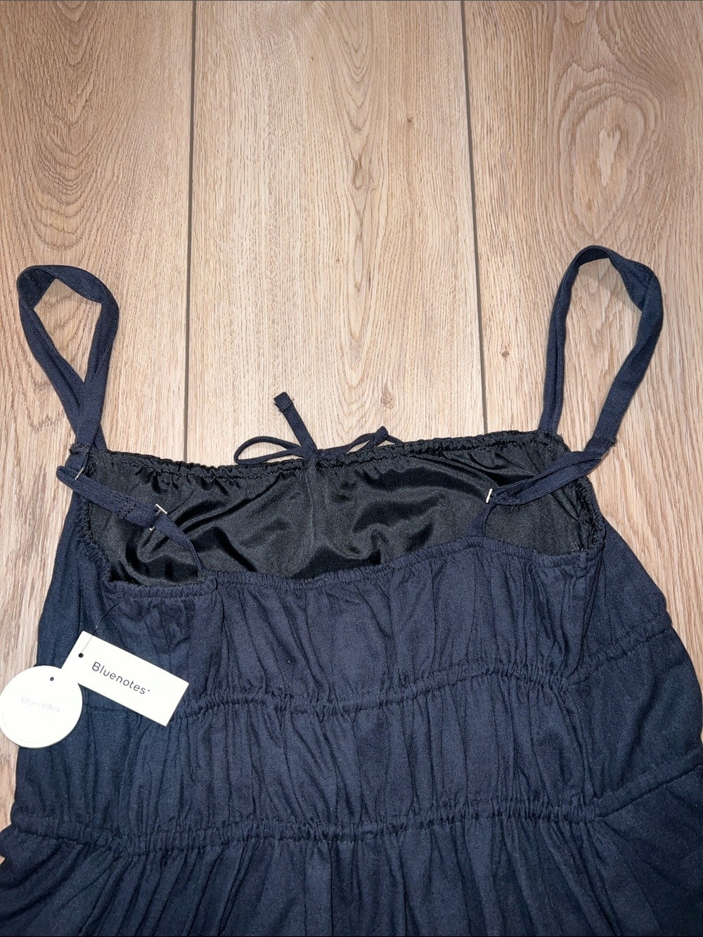 Bluenotes Black Tie-Front Mini Dress - Picture 8 of 16
